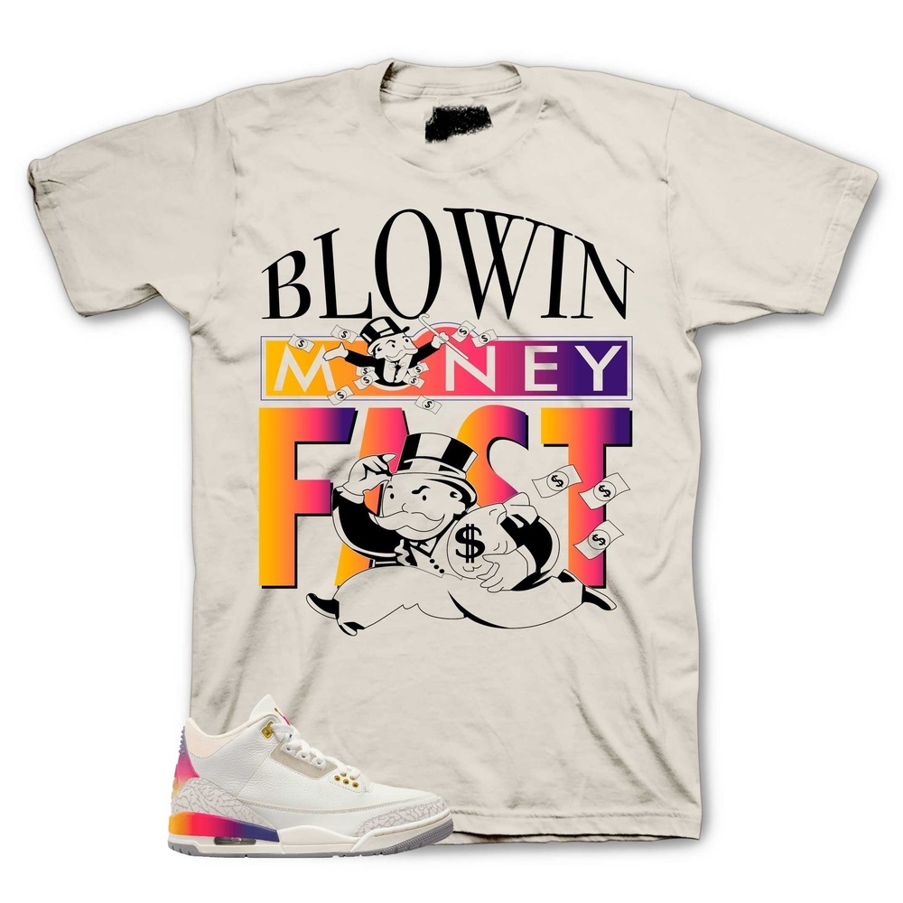 Jordan Retro 3 Sunset J Balvin Unisex T-shirt Gift For Fan